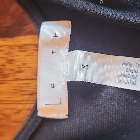 Leith Black Tank Top Style Midi Dress Size Small - Picture 5 of 9